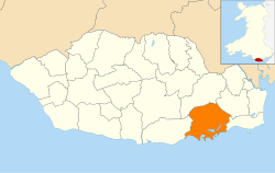 Wales Vale of Glamorgan Community Barry map